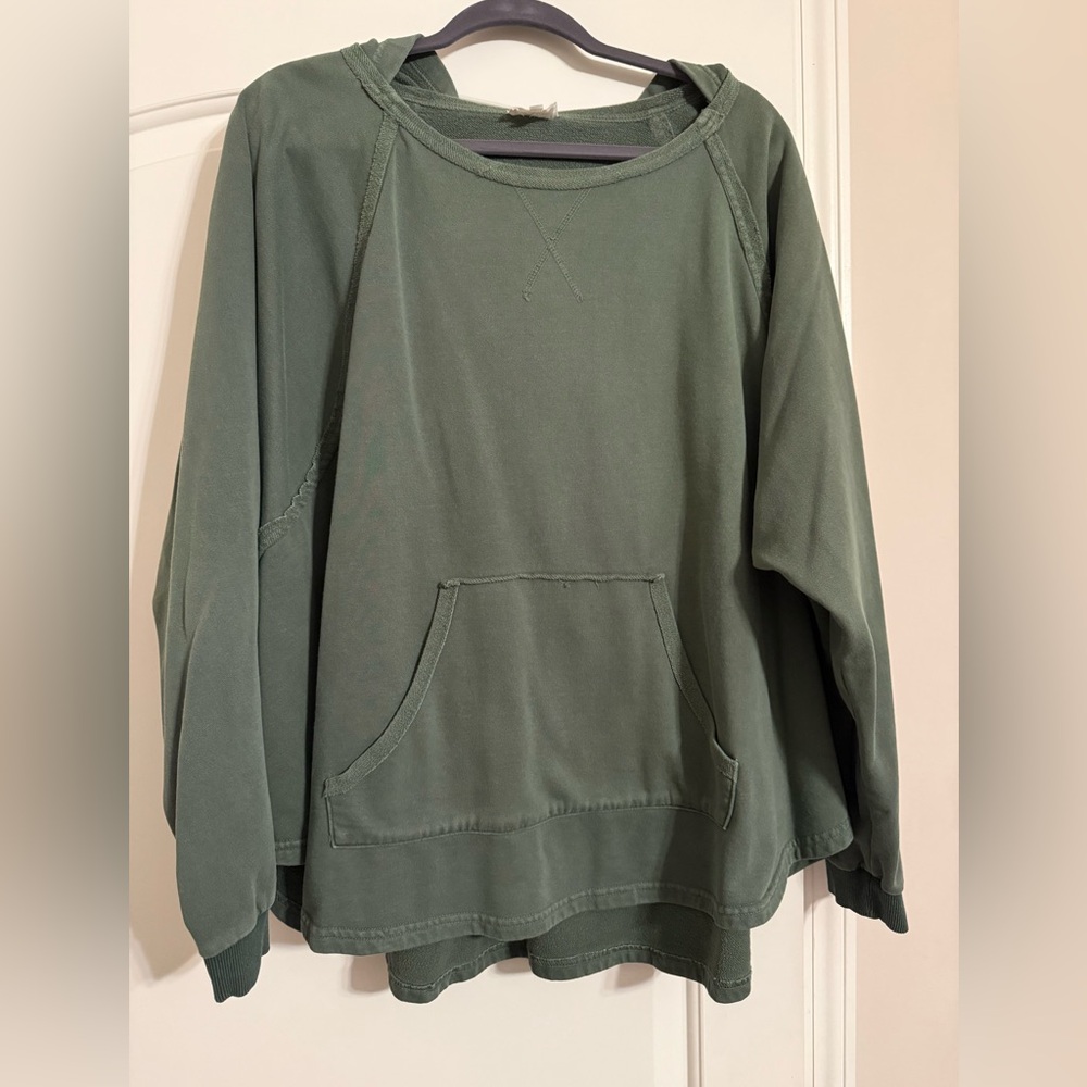 Peach Love California Green Sweater
